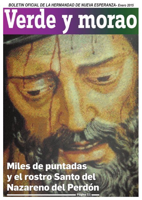 Miles de puntadas y el rostro Santo del Nazareno del Perdón