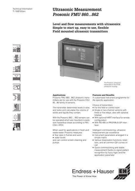 Prosonic FMU 860...862