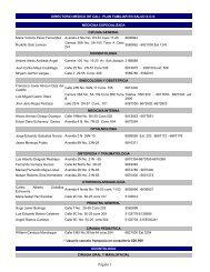 GUIA MEDICA CALI -SALUD - estatales colombia isp