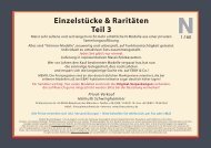 Einzelstücke & Raritäten Teil 3 - Fine Scale München