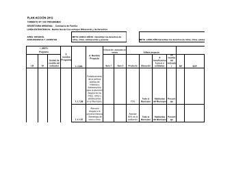 PLAN DE ACCION COMISARIA DE FAMILIA 2012 - NariÃ±o