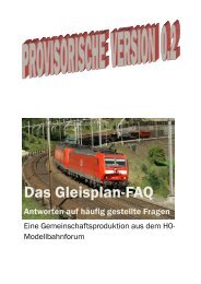 Das Gleisplan-FAQ