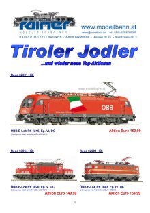 4 free Magazines from MODELLBAHN.AT