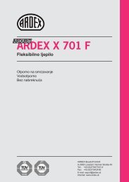 Ardex X 701 F kroat