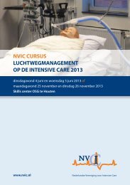 nvic cursus luchtwegmanagement op de intensive care 2013