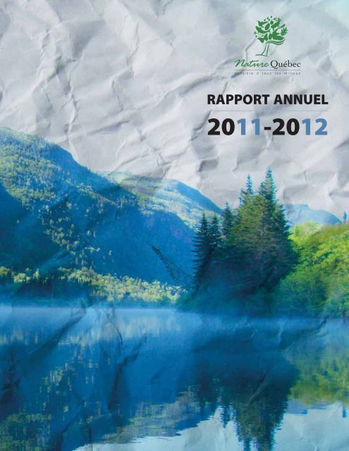 Rapport annuel 2011-2012 - Nature Québec