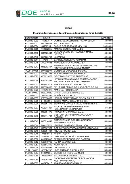 disposiciones generales i otras resoluciones iii - Diario Oficial de ...