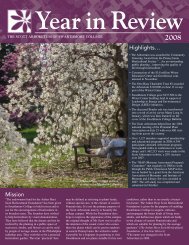 Year in Review - The Scott Arboretum of Swarthmore College