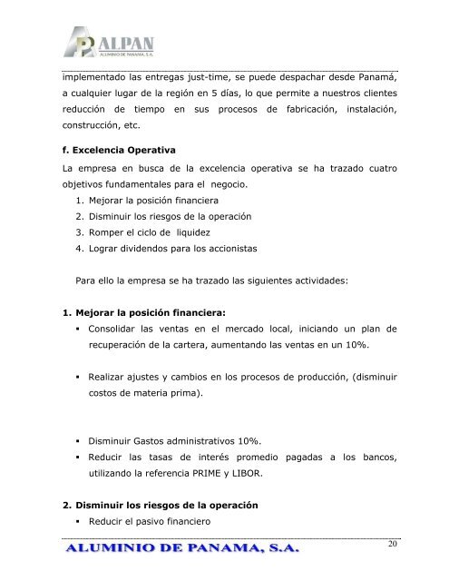 caso aluminio de panama - Ministerio de Comercio e Industrias