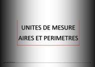 Calculs de pÃ©rimÃ¨tres, surfaces ou aires ... - Handi ressources