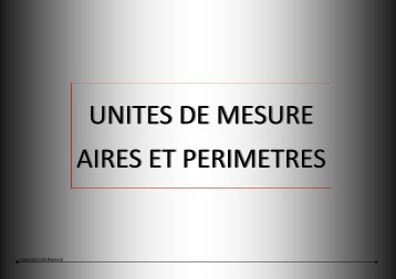 Calculs de pÃ©rimÃ¨tres, surfaces ou aires ... - Handi ressources