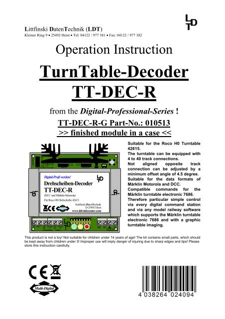 TurnTable-Decoder TT-DEC-R