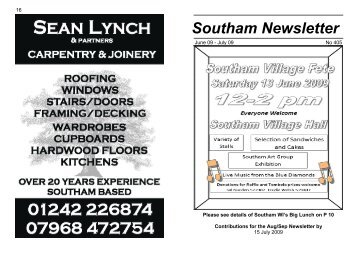 Southam Newsletter - Southam Today