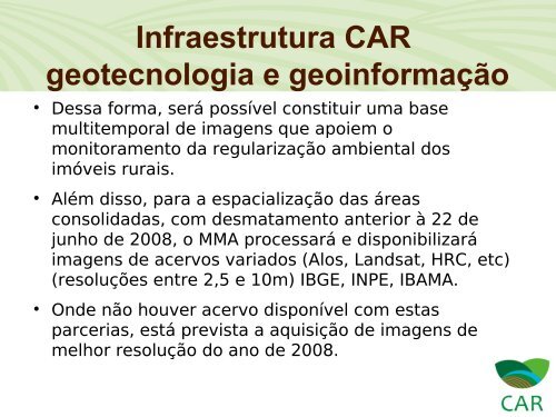 Cadastro Ambiental Rural â CAR A RevoluÃ§Ã£o da GeoinformaÃ§Ã£o ...