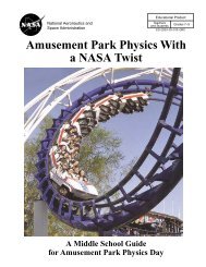 Amusement Park Physics With a NASA Twist - Space Flight Systems ...