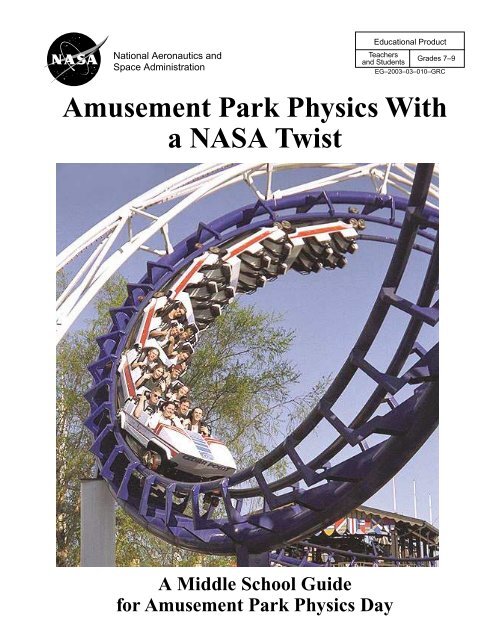Amusement Park Physics With a NASA Twist - Space Flight Systems ...