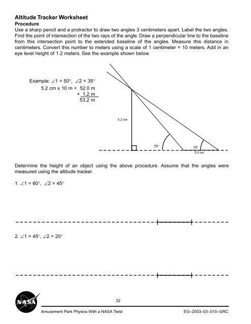 Amusement Park Physics With a NASA Twist - Space Flight Systems ...