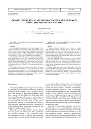 quarry stability analysis for complex slip surfaces using the ...