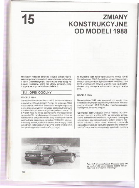 Zmiany Konstrukcyjne Od Modeli 1988