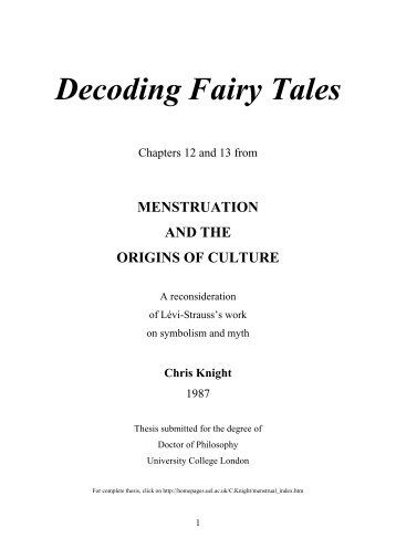 The Sleeping Beauty and other tales - Radical Anthropology Group