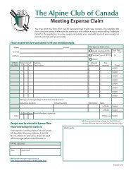 INTERACTIVE Board Expenses Claim Form - The Alpine Club of ...