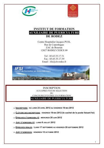 institut de formation auxiliaire de puericulture de rodez