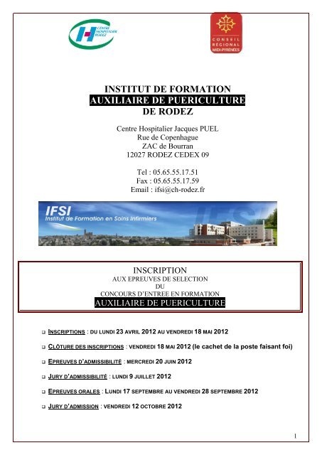 institut de formation auxiliaire de puericulture de rodez