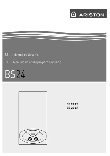 Manuale de utilização para o usuário BS 24 FF BS ... - Aquiles Service