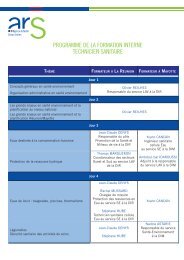 TÃ©lÃ©charger le programme de la formation - ARS OcÃ©an Indien