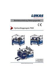 Hydraulikaggregate P650 - LUKAS Rettungstechnik