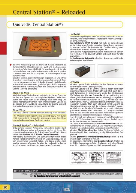 Produktübersicht 2012 - ESU