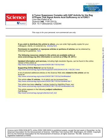 PDF - Sabatini lab - Massachusetts Institute of Technology