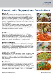 Places to eat in Singapore (Local Favourite Food)