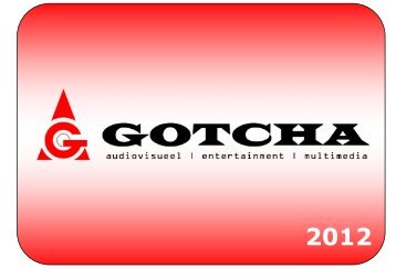 Gotcha rental ; (licht en geluid verhuur) - Audiovisueel - Gotcha