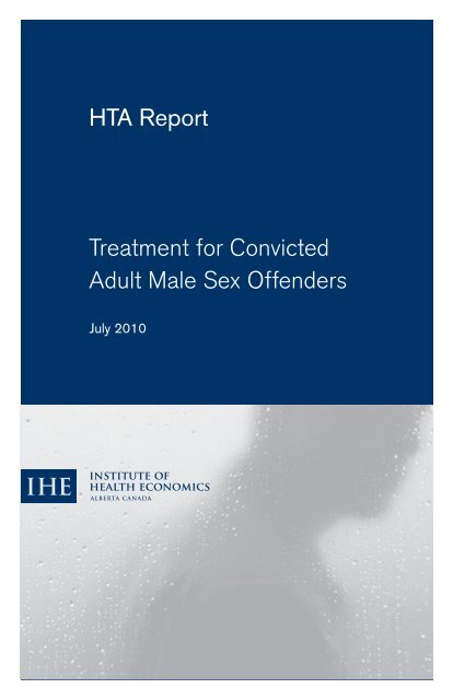 Treatment for Convicted Adult Male Sex Offenders image