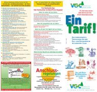 VGC-Fahrkarten im Best-Preis-Angebot Anschluss - Volz Reisen