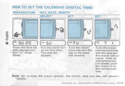 Seiko caliber H357 instructions - James Bond Watches Blog