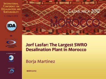 Jorf Lasfar SWRO Plant - emwis