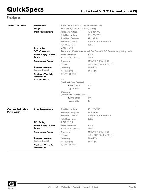 QuickSpecs - Alsys Data