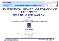 experimental and cfd investigation of helicopter berp ... - CFD4Aircraft