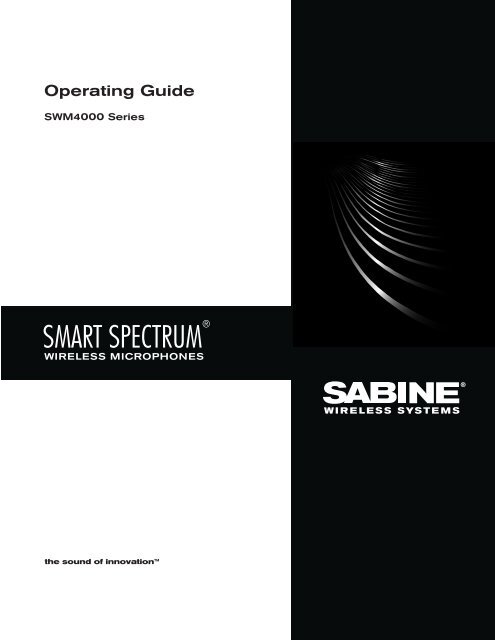 SW40-RH OpGuide 100206-010.pdf - All Pro Sound