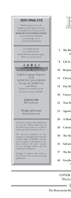 Rosicrucian Beacon Magazine - 2013-03 - AMORC