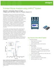 N-linked Glycan Analysis using cHiPLCÂ® System - Eksigent