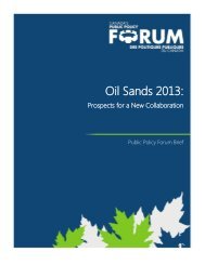 Final Report - Public Policy Forum