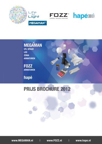 hapÃ© prijS broChure 2012 - Megaman