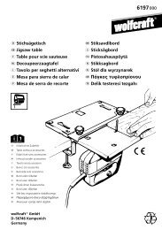 D StichsÃƒÂ¤getisch G Jigsaw table F Table pour scie ... - Wolfcraft online