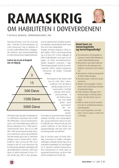 D Ã VEIDR Ã T - Dansk DÃ¸ve-IdrÃ¦tsforbund