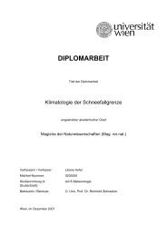 DIPLOMARBEIT - Institut fÃ¼r Meteorologie und Geophysik