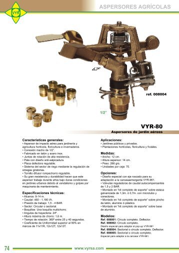 VYR-80 S ES - Vyrsa