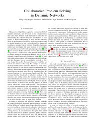 Collaborative Problem Solving in Dynamic Networks